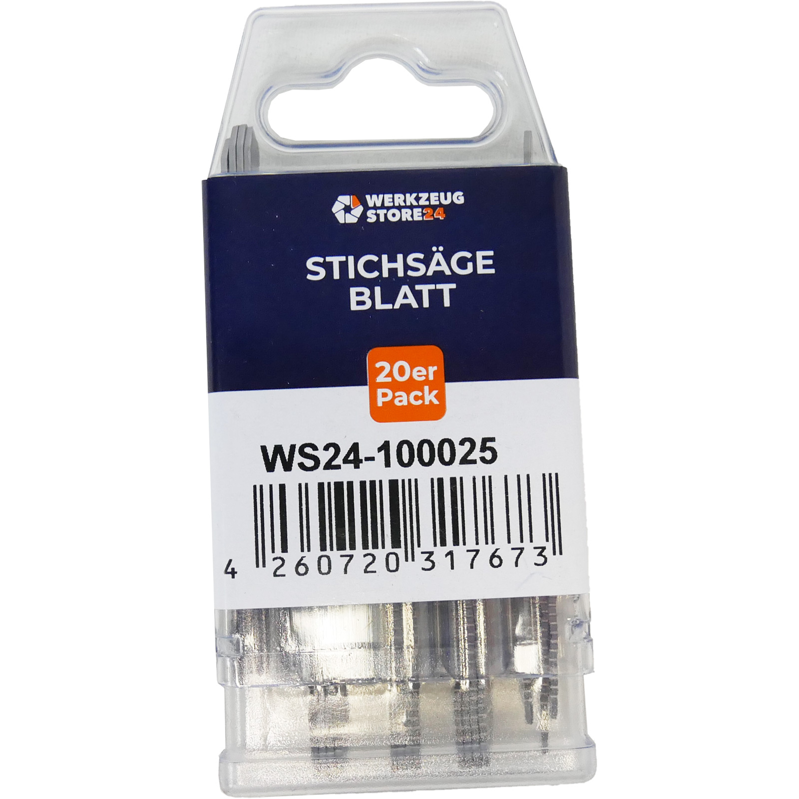 WS24 20x HSS-Stichsägeblatt gefräst/gewellt GL 75 VL 50 mm gerade - WS24-100025 WS24 20x HSS-Stichsägeblatt gefräst/gewellt GL 75 VL 50 mm gerade - WS24-100025