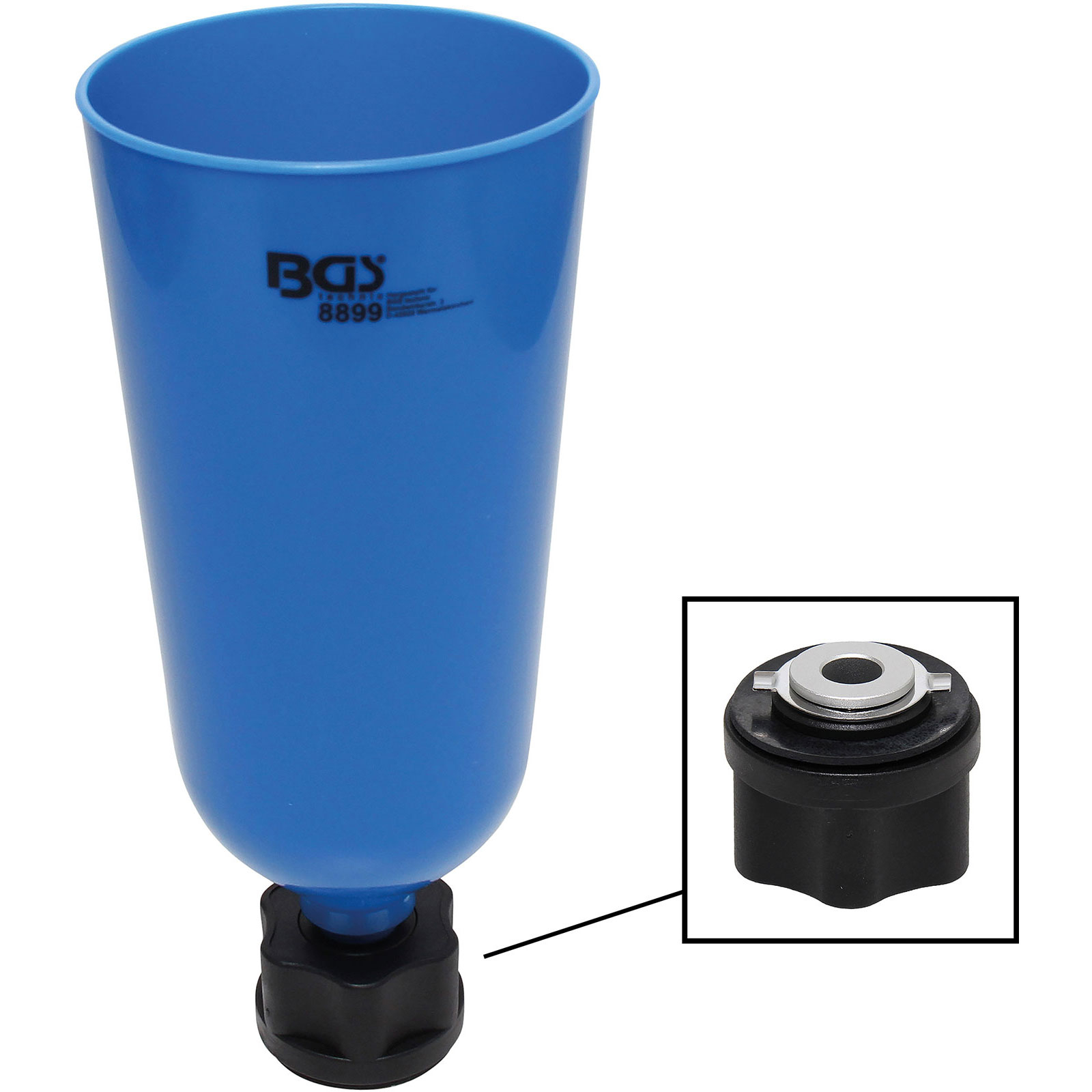 BGS Öl-Einfülltrichter mit Bajonettadapter für VAG / Mercedes-Benz / BMW / Porsc - Bild 3 von 4